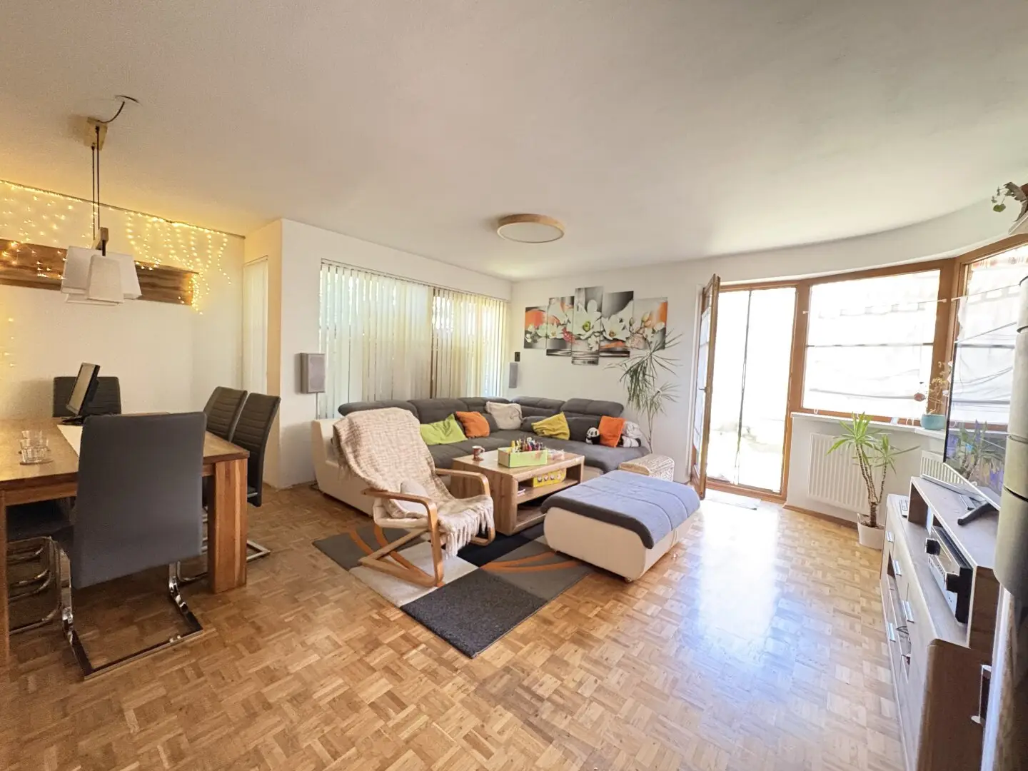 Gepflegte 4-Zi-Gartenwohnung in Telfs, ca.110m², Terrasse, Garage inklusive, Top Lage um 388.000 €