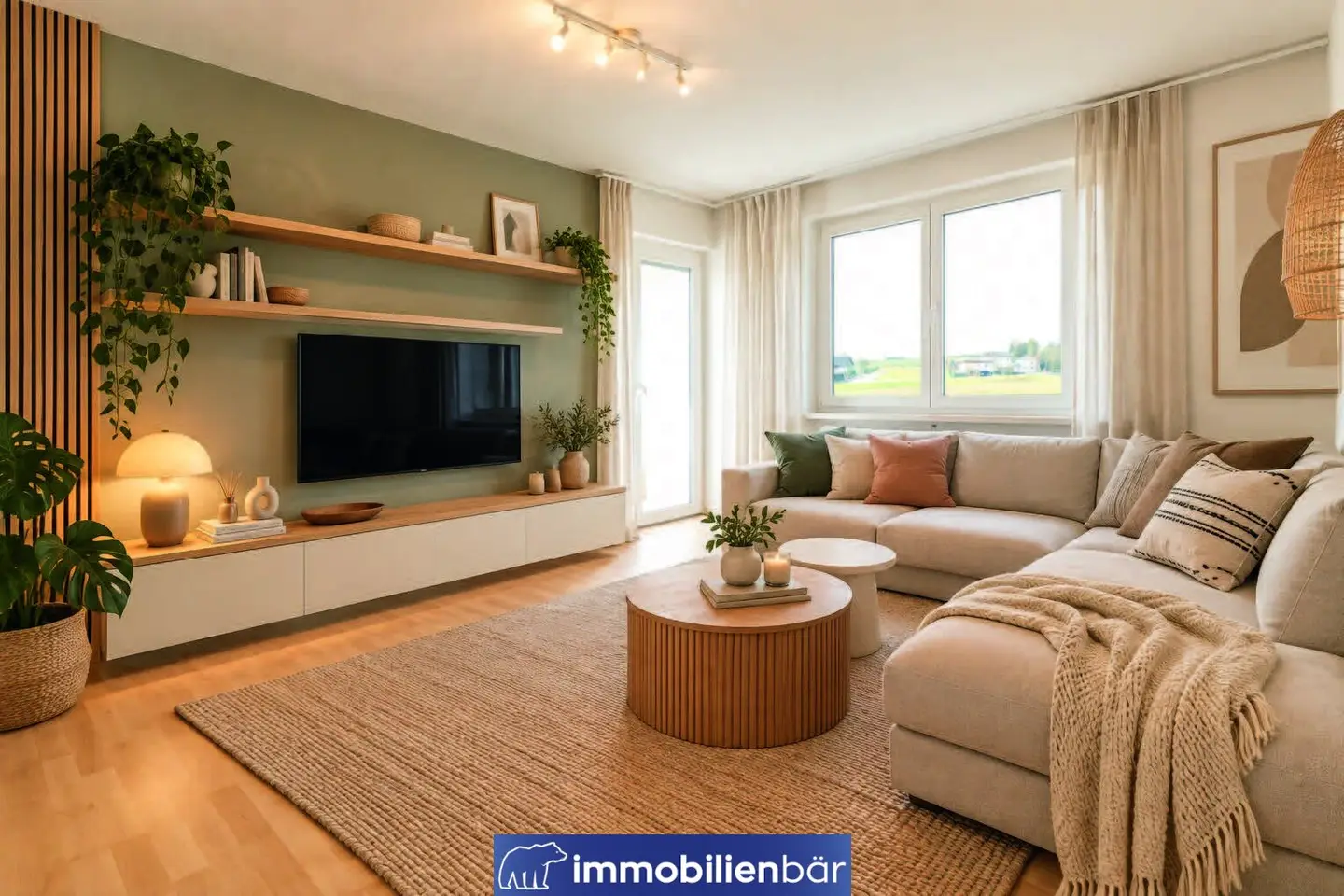 Cosy and quiet 4-room apartment with loggia in Neumarkt
