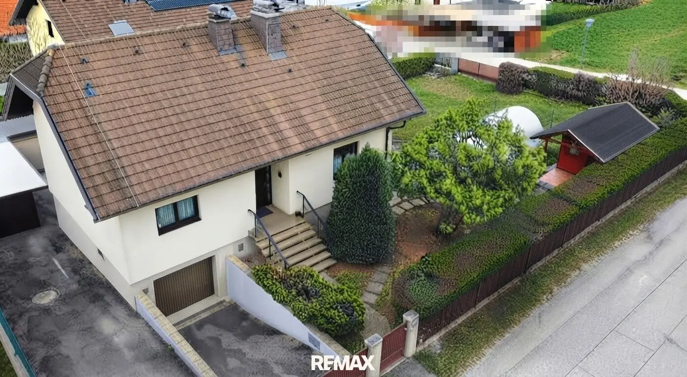 Wohnqualität mit Garten, Pool, Gartenhütte und viel Potenzial! Vorausbau für Dachgeschoss bereits vorhanden!