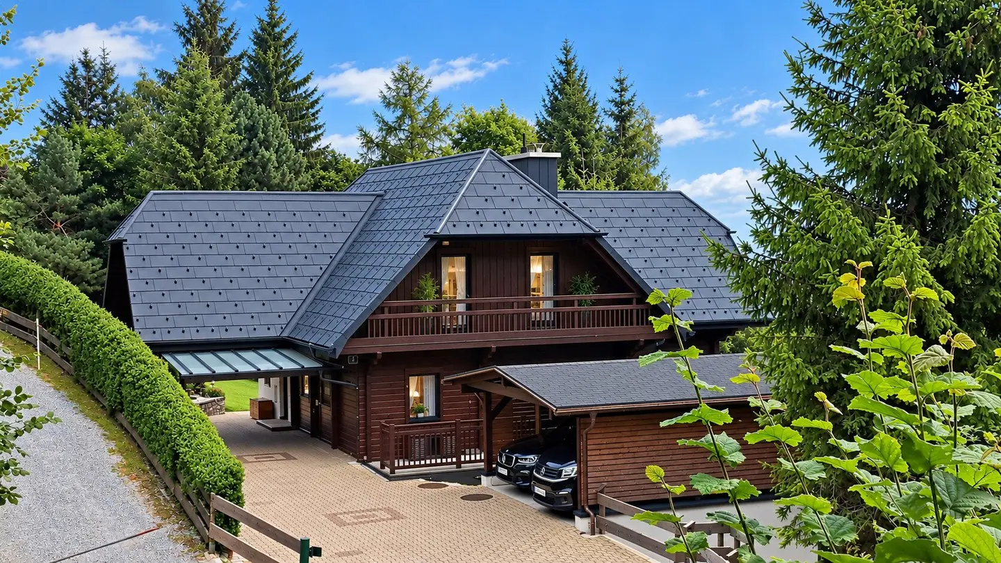 St. Radegung near Graz: A home with distant view – charming wooden house at the foot of the Schöckel in a magnificent elevated position only about 20 minutes from Graz