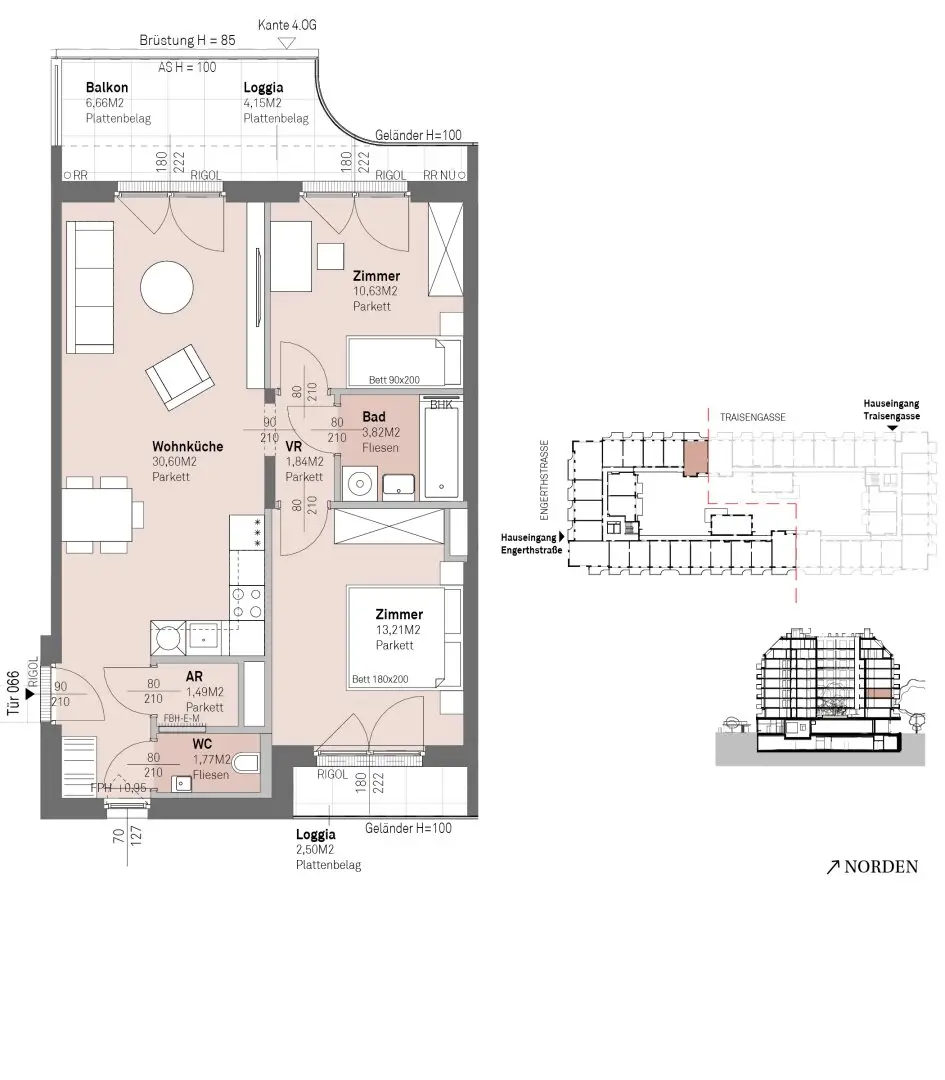 Commission-free Modern living on the Danube bank with Danube view