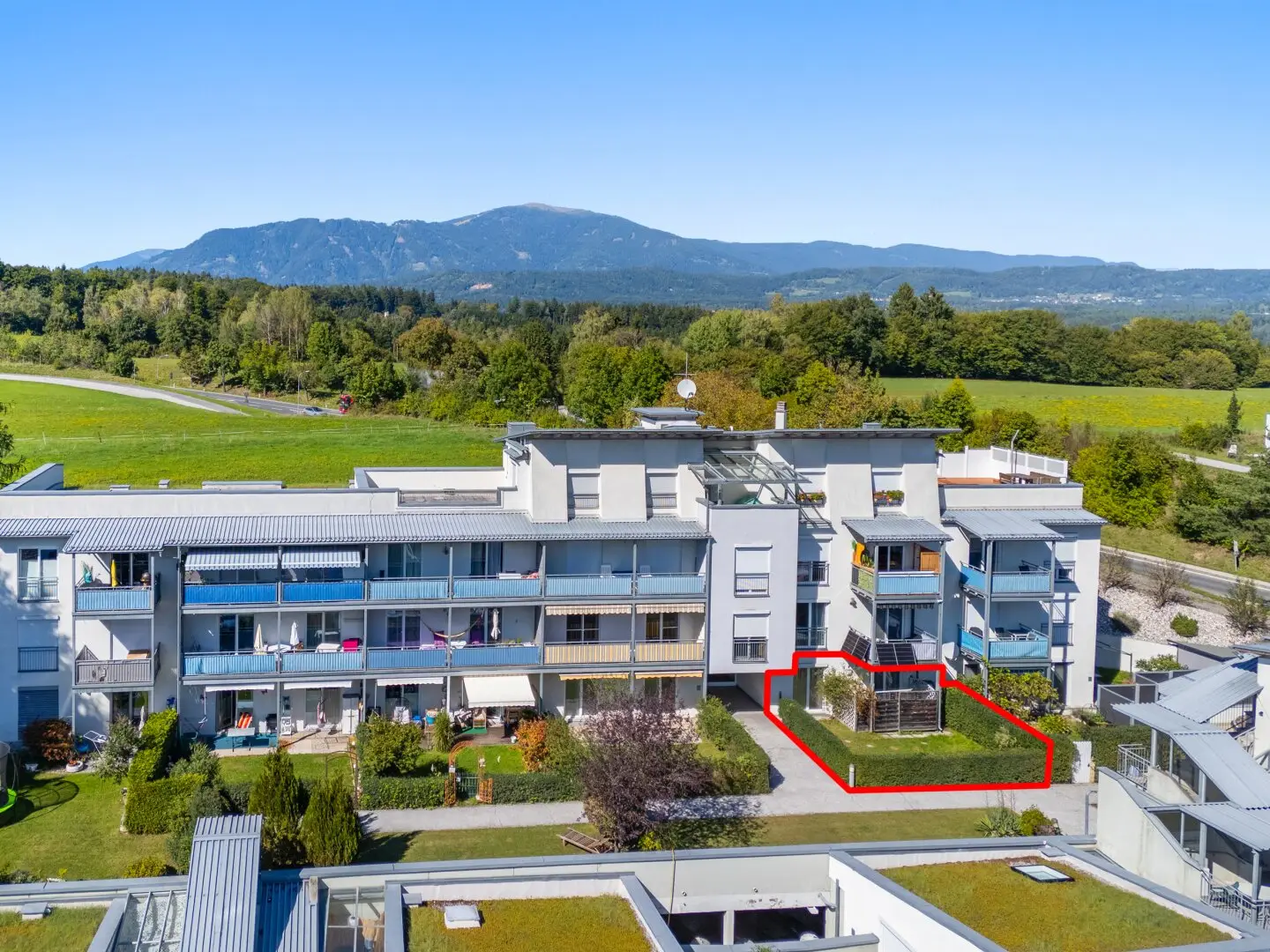 Garden apartment at Faaker See