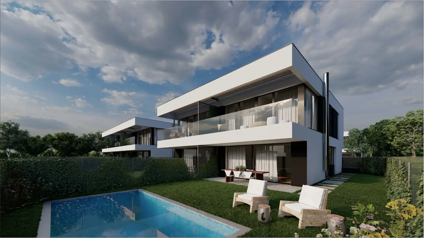 Enjoy open space - Modern terraced house with generous outdoor areas
