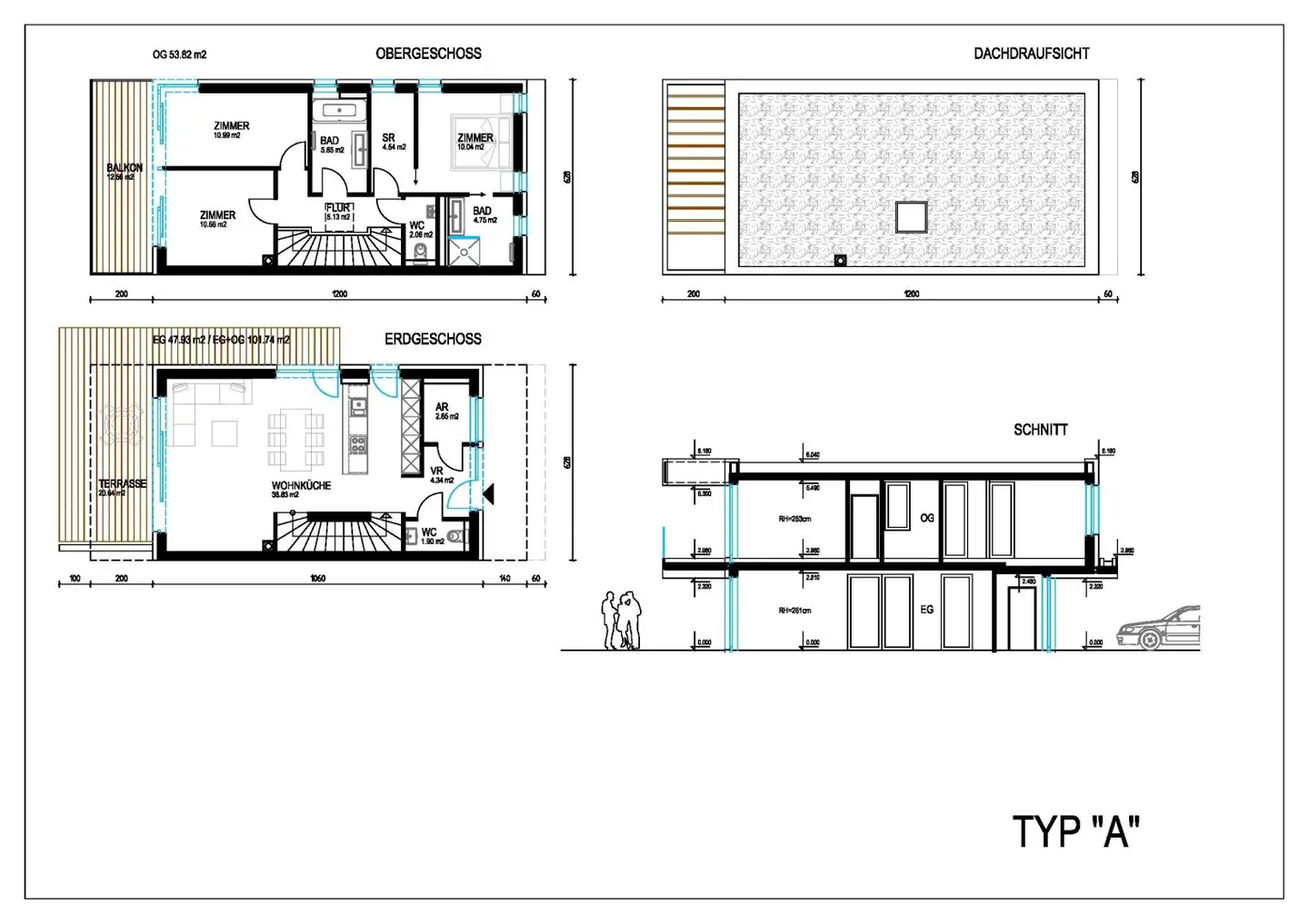 Enjoy open space - Modern terraced house with generous outdoor areas