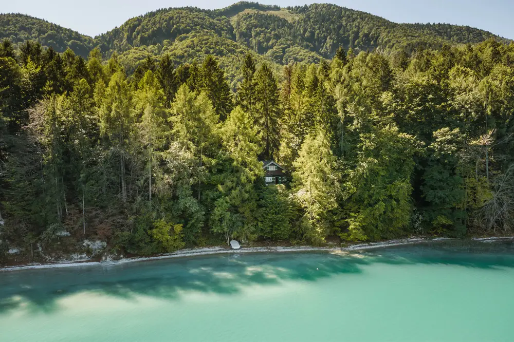 Ferienwohnung mit privatem Seezugang und Terrasse