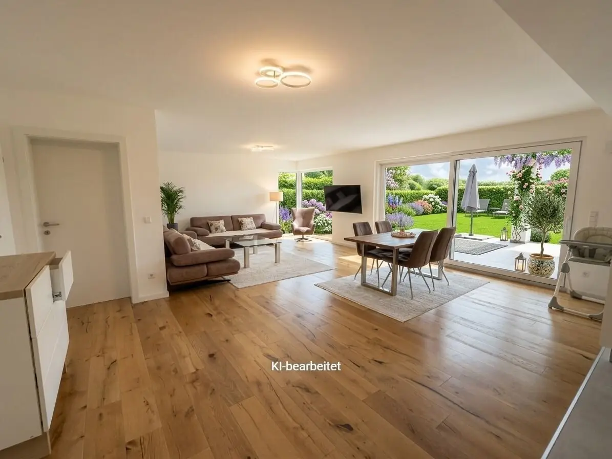 Terraced house semi-detached with plenty of space and flexible use