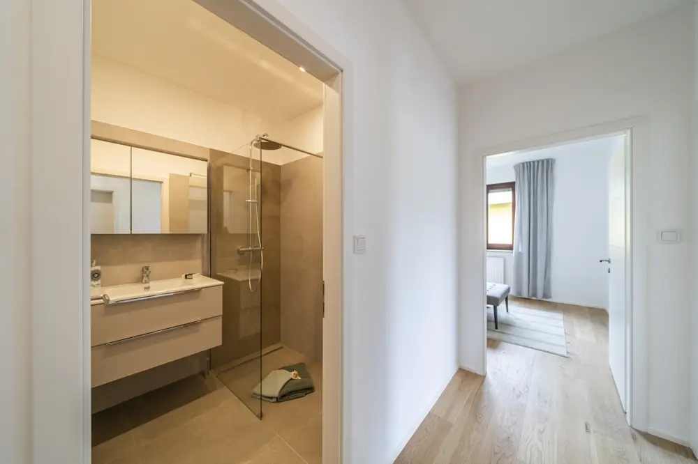 Wohnung Erstbezug mit Balkon und Fernblick