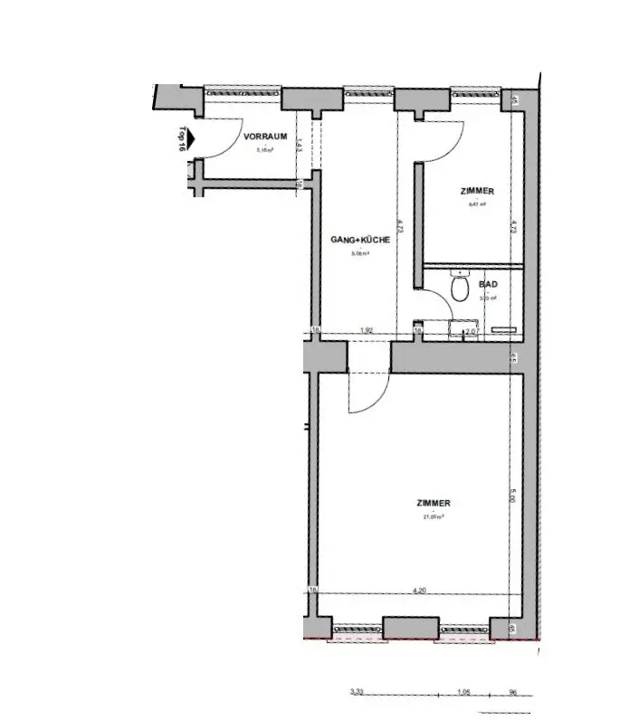 Repräsenatives Wohnungseigentum in der Goldschlaggasse - Jetzt preiswerte Altbauwohnungen zum selbst gestalten erwerben !