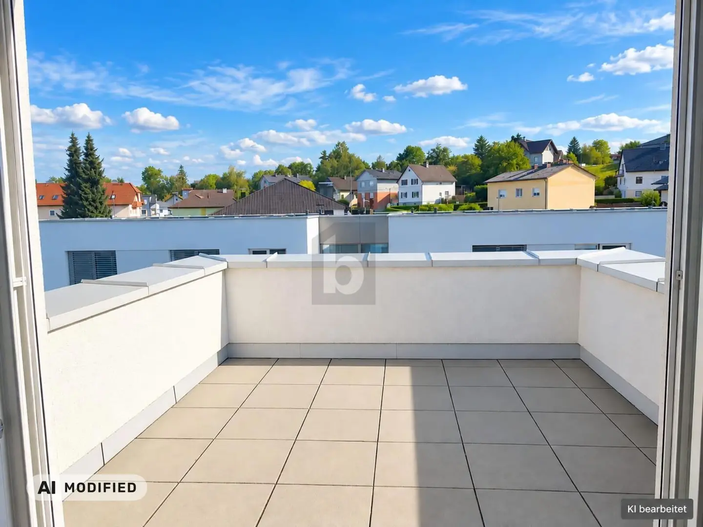 Lichtdurchflutete Dachgeschosswohnung mit Terrasse und Golfplatzblick
