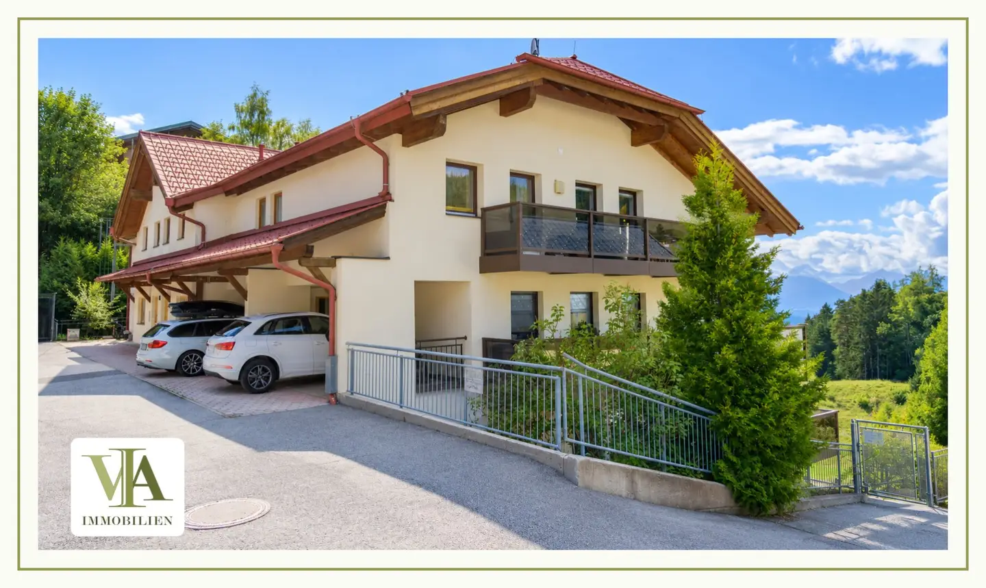 Helle 46 m² große 1-Zimmer-Wohnung mit geräumiger Terrasse und herrlichem Weitblick – ruhig gelegen und nahe Seefeld