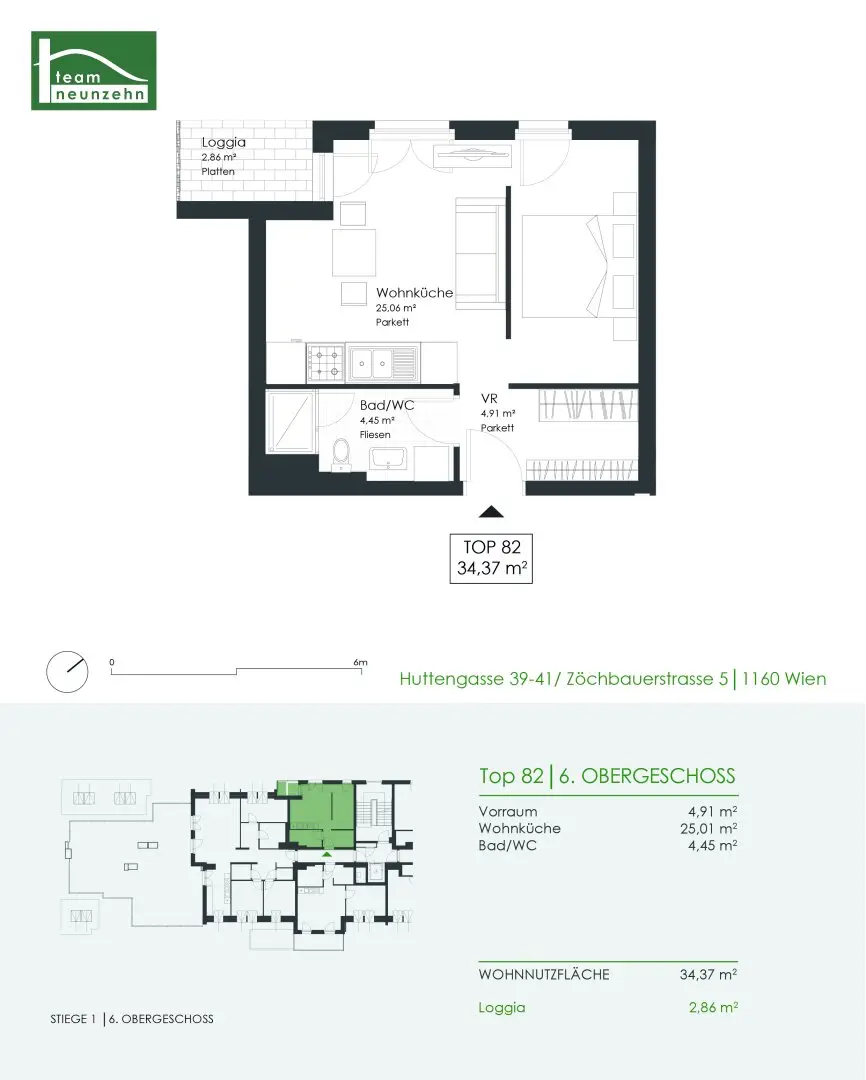 Ideal Geschnittene 1-Zimmer-Wohnung mit Loggia - U3 in Gehweite - Ab 01.01.2027 verfügbar!