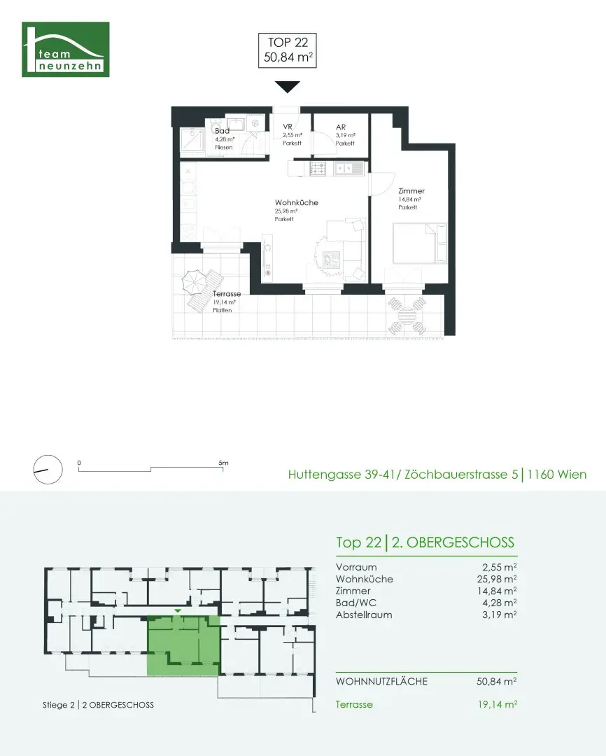 Modern living directly at U3 Kendlerstraße with high-quality fittings - Available from 01.01.2027