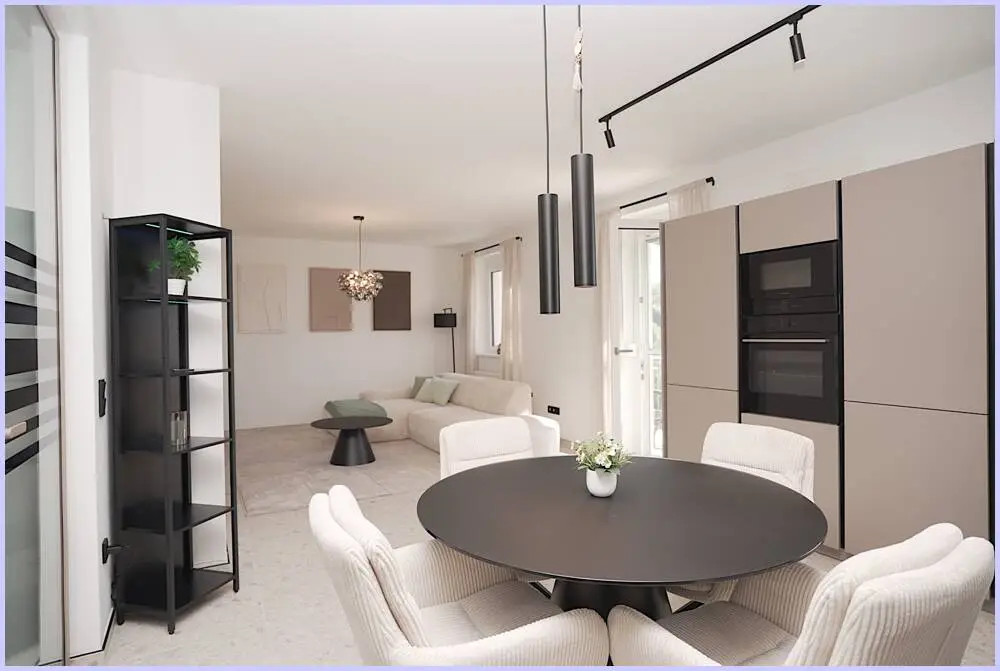 Newly renovated apartment with balcony and shared garden
