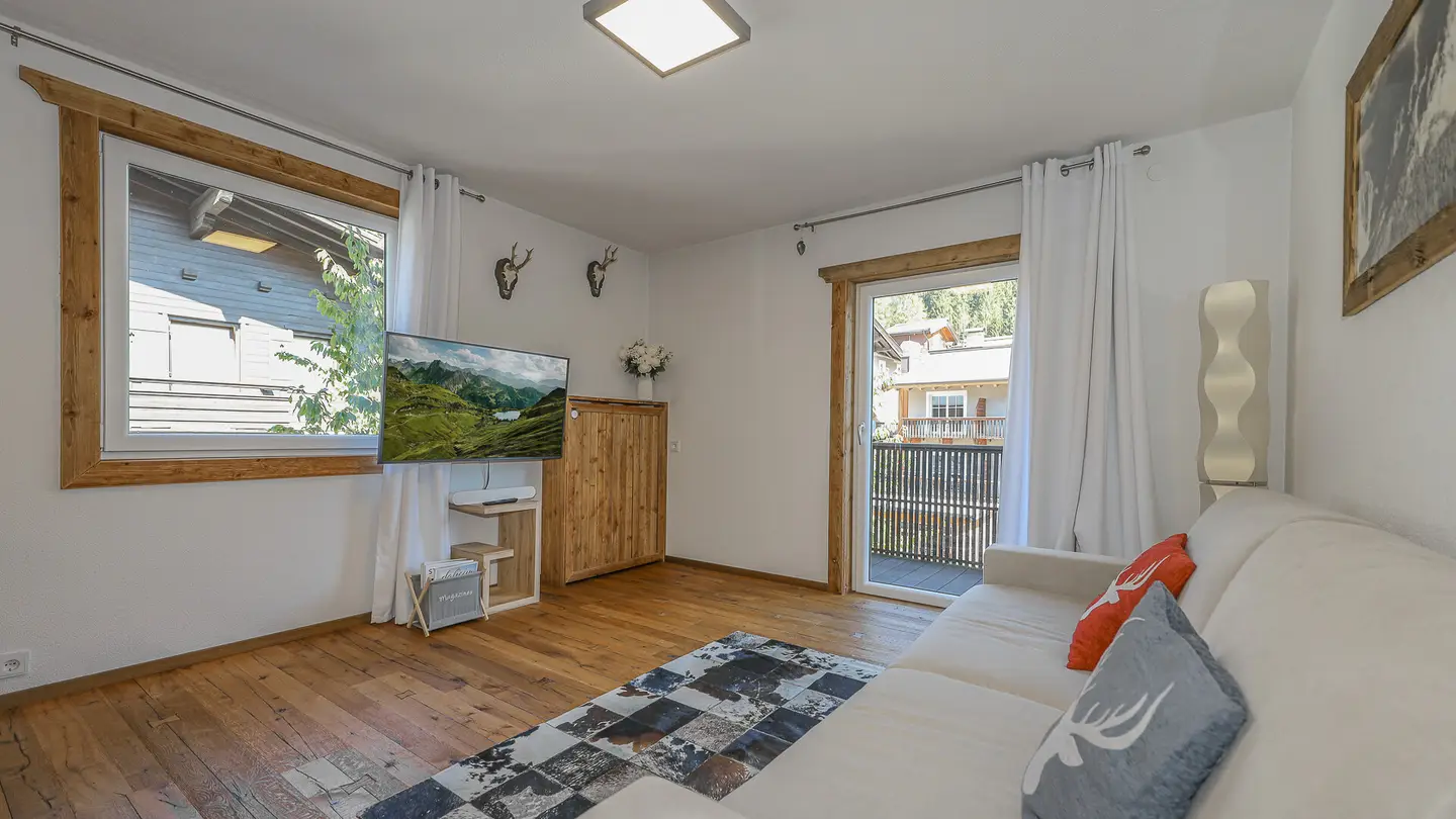 Wohnung an der Ache mit Blick aufs Kitzbüheler Horn