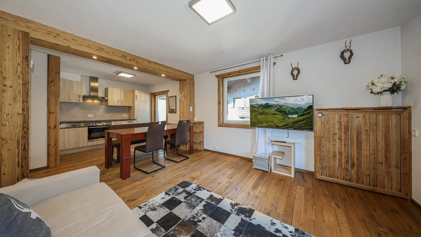Wohnung an der Ache mit Blick aufs Kitzbüheler Horn