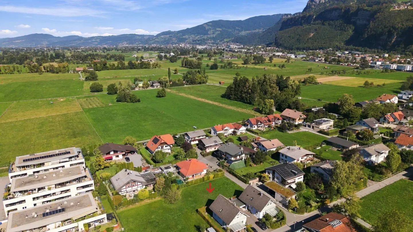 Baugrundstück 612m² in Hohenems