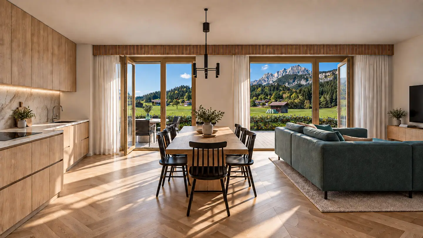 Wohnung mit Kaiserblick und privatem Garten