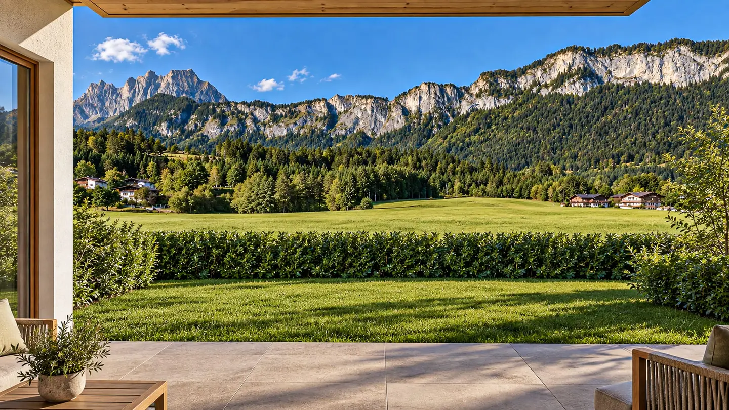 Wohnung mit Kaiserblick und privatem Garten