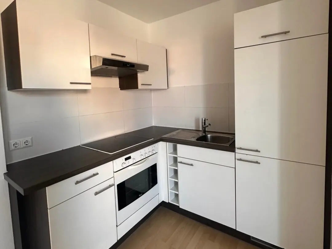Bright apartment with west balcony and parking