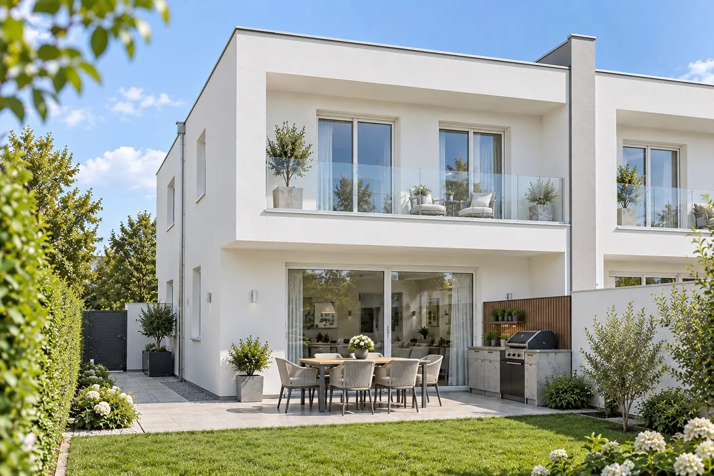 House and land from a single source! Semi-detached house with 140m² in 2345 Brunn am Gebirge for sale - SHELL-FINISHED BUILDING PROJECT
