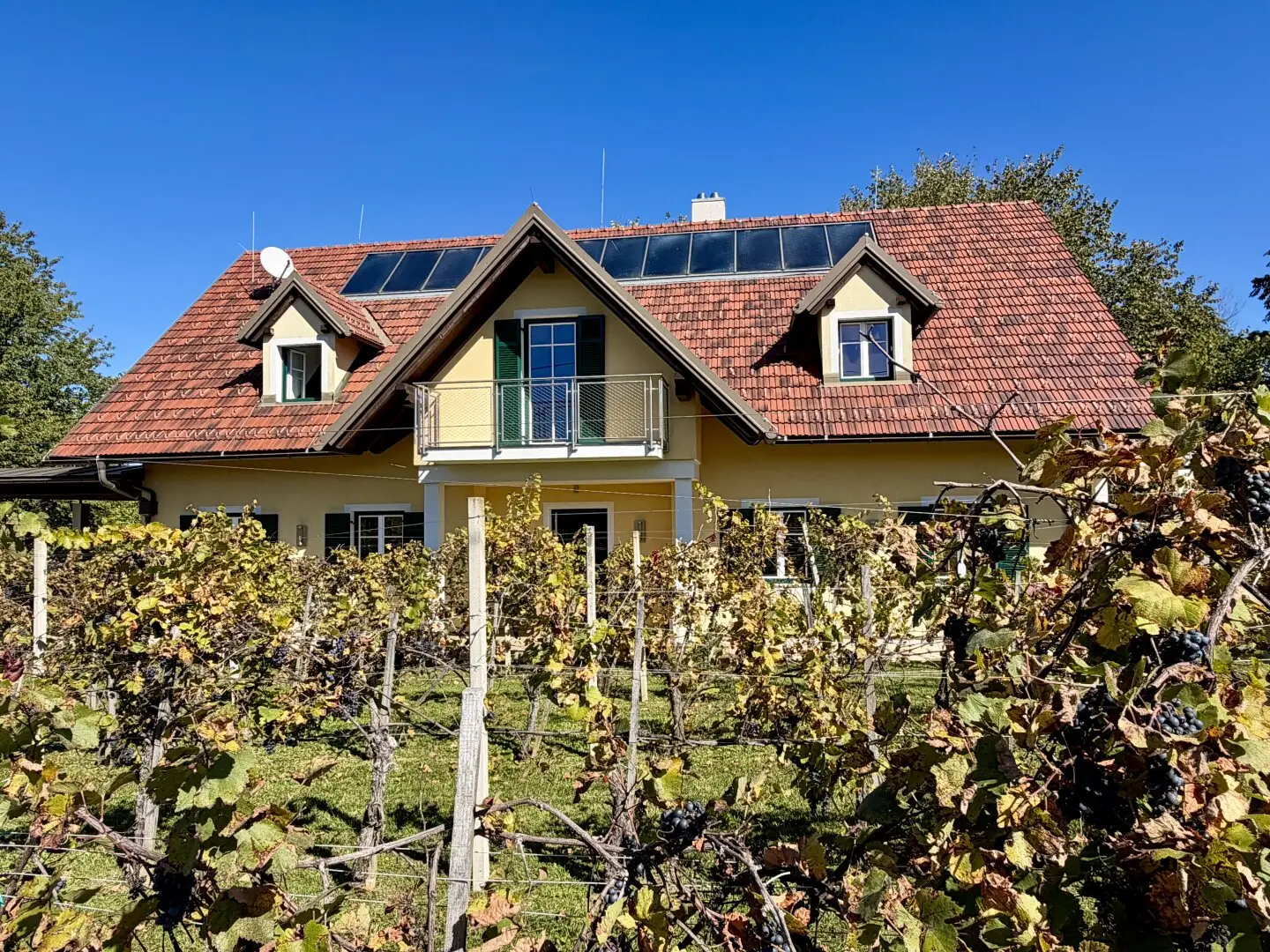 South Styrian Wine Road – Vineyards. Expansive view. Peace. A property to fall in love with.