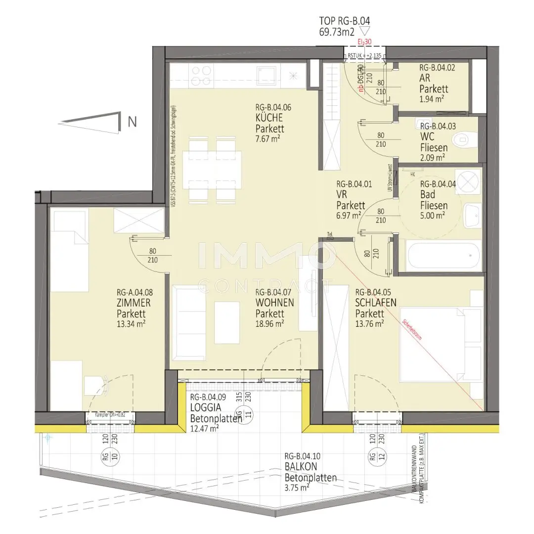 3-Zimmer Wohnung mit Penthouse-Charakter und einzigartigem Blick auf Linz!