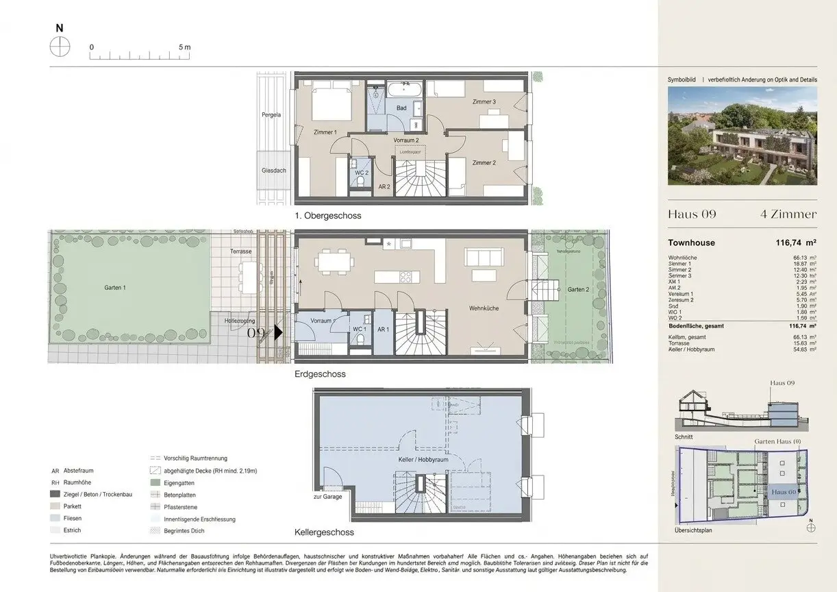 ENZO LIVING with 5% AUTUMN DISCOUNT from October 2026 now exclusive TOWN HOUSE APARTMENT Maria Enzersdorf