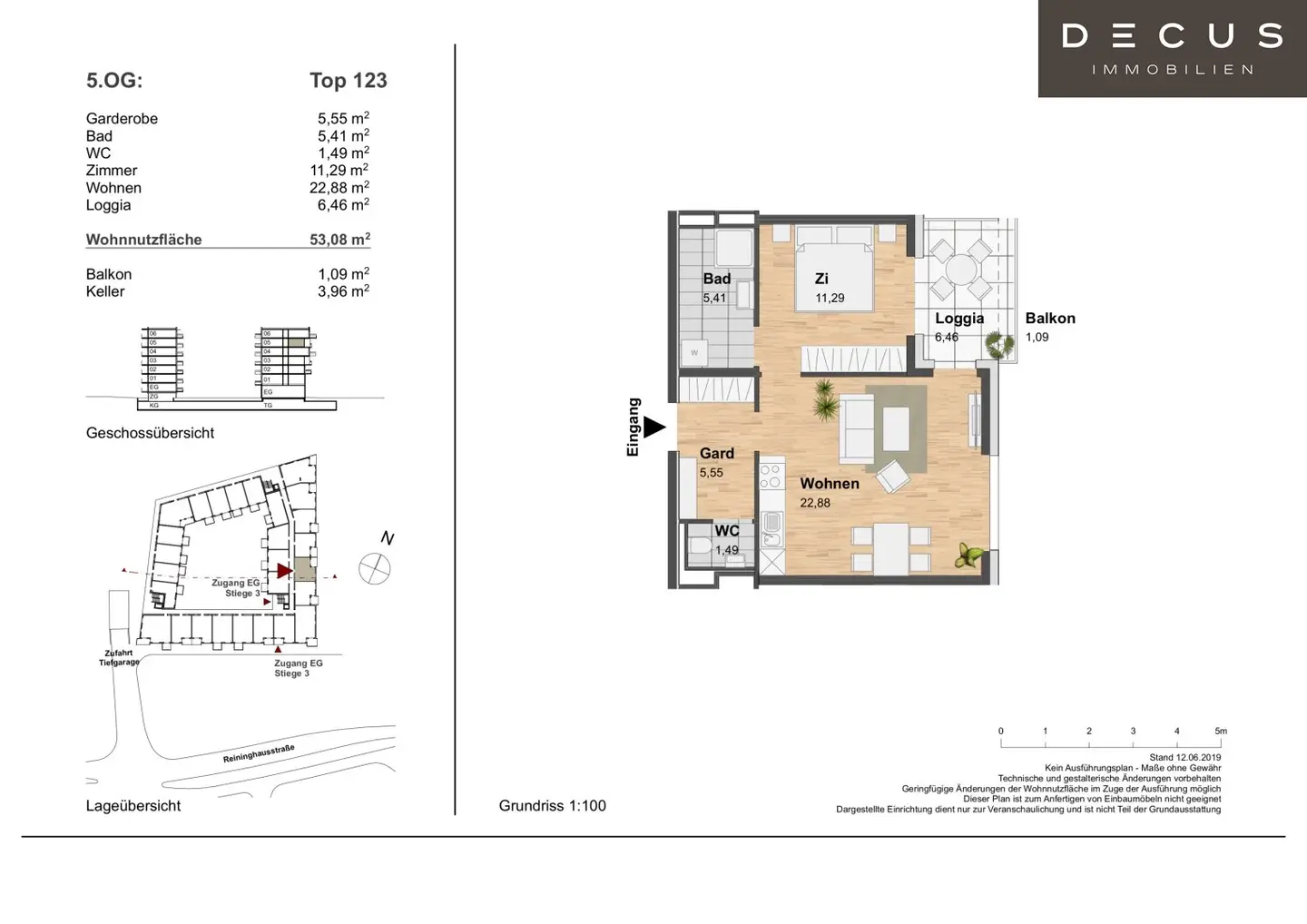 1. MONAT MIETFREI | 2 ZIMMER | 5. ETAGE | REININGHAUSPARK | GRAZER HAUPTBAHNHOF
