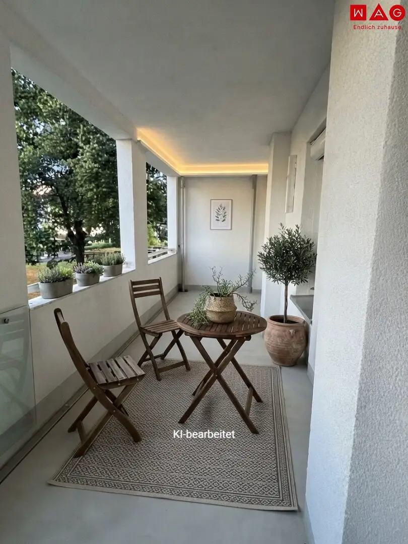 Modern and well laid-out 3-room apartment with the advantage of a luxury balcony and private parking
