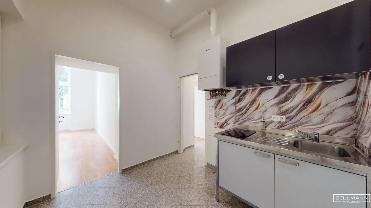 NÄHE AUGARTEN | CHARMANTE 2-ZIMMER-WOHNUNG  – RENOVIERT &amp; ZENTRAL BEGEHBAR | ZELLMANN IMMOBILIEN