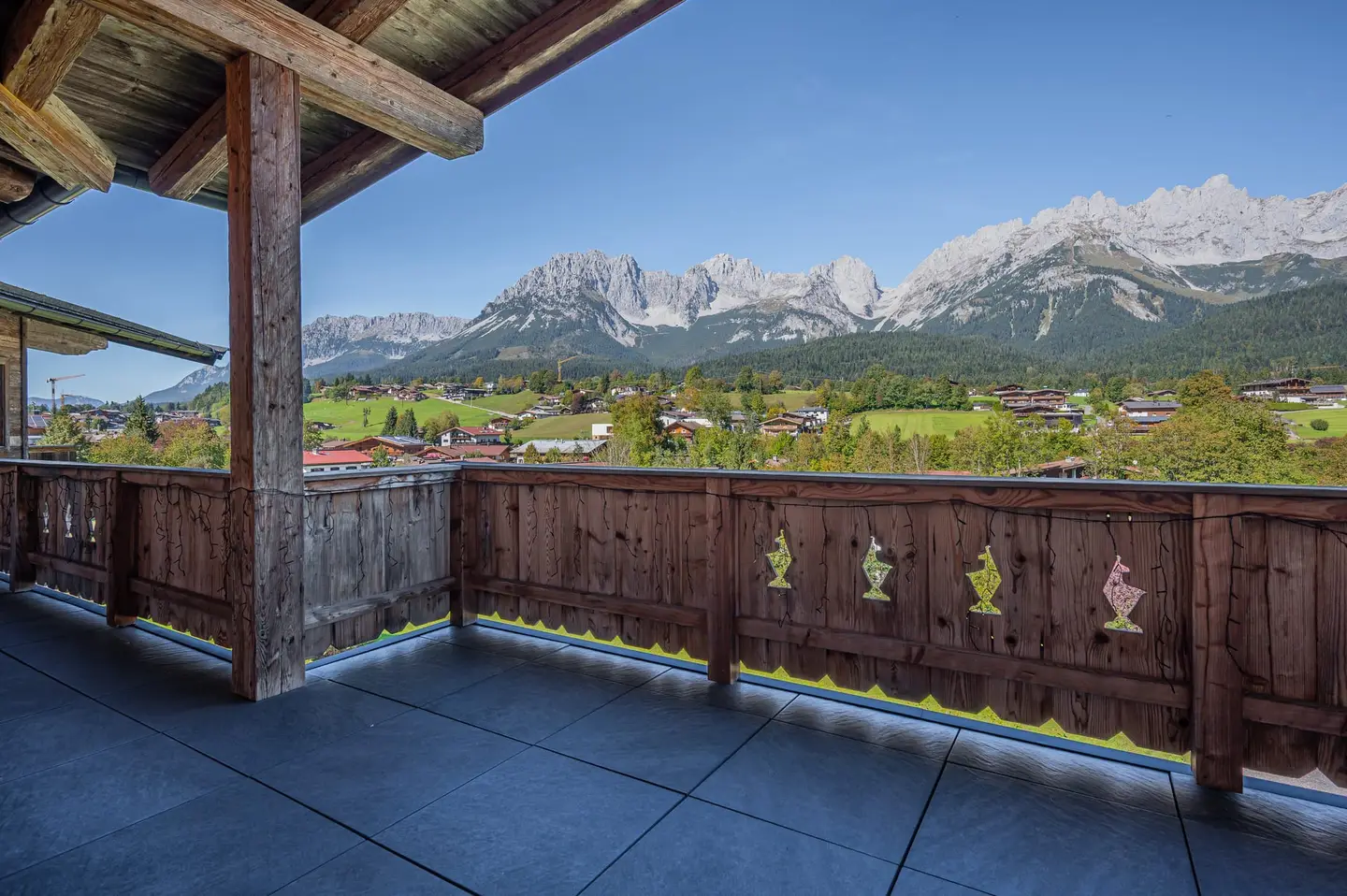 Penthouse with Kaiser view and spacious terrace