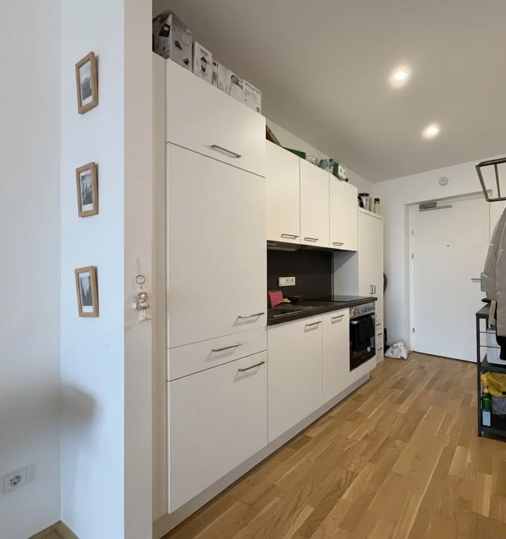 Light-flooded 1-room apartment with balcony
