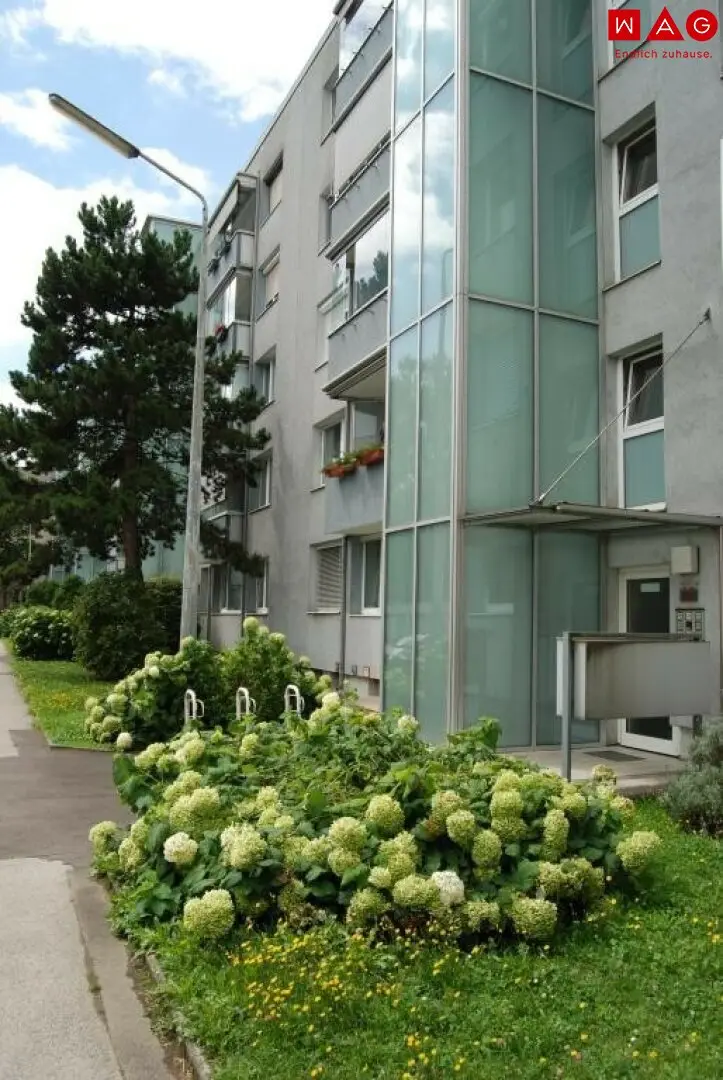 Wohnen mit Komfort in Linz-Bindermichl – Großzügige 2-Zimmer-Wohnung mit Parkplatz! Die Wohnung befindet sich derzeit in SANIERUNG!