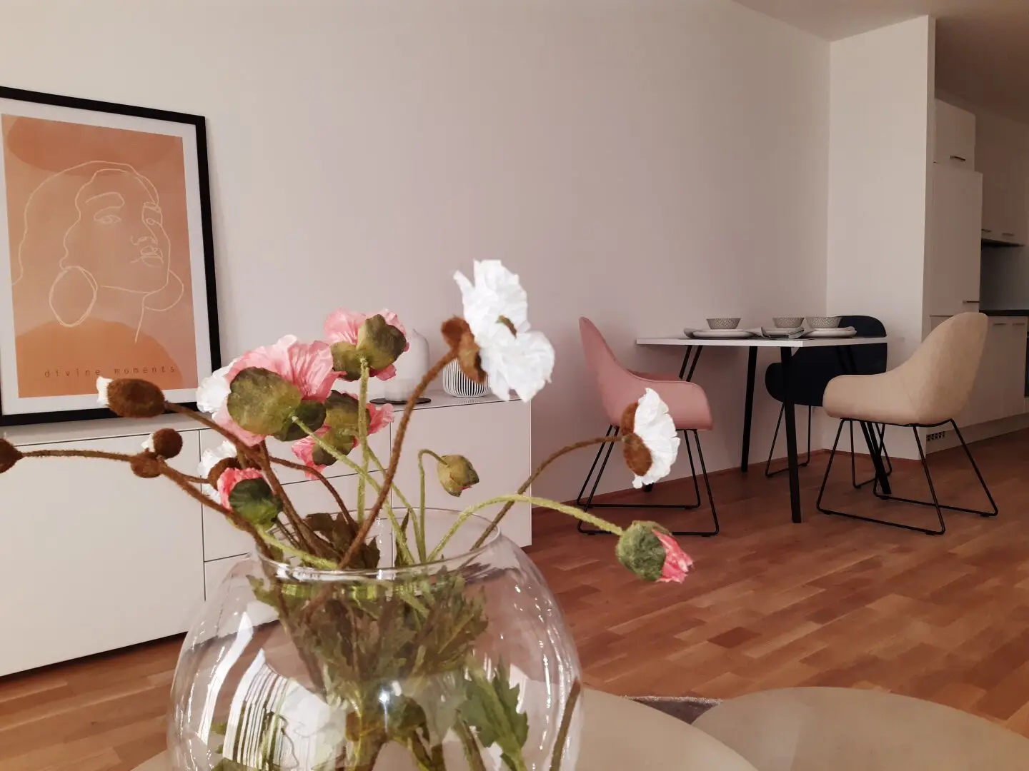 Lichtdurchflutete 1-Zimmer-Wohnung mit Balkon