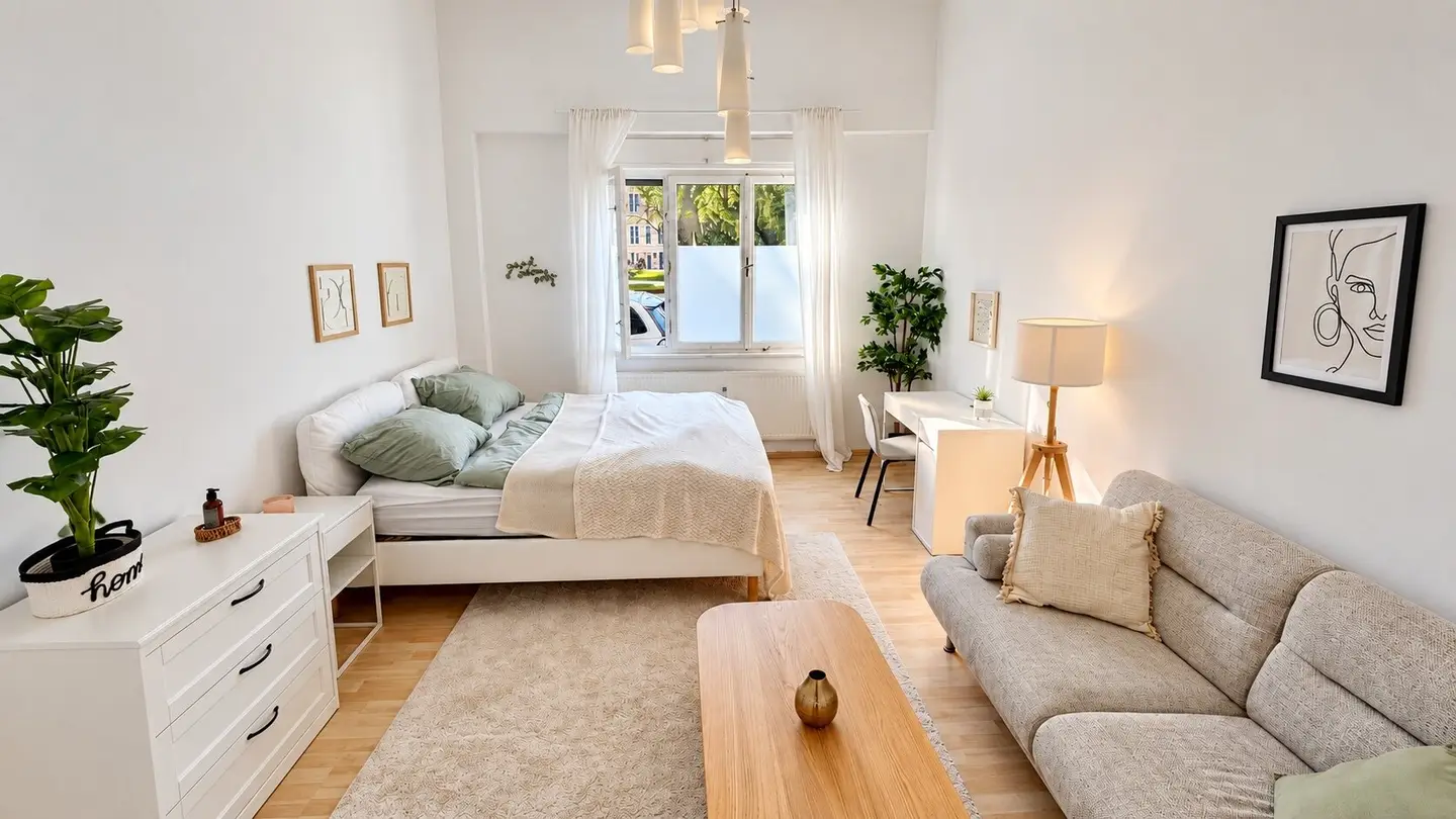 Small, fine, in the middle of Graz – furnished apartment near Augarten