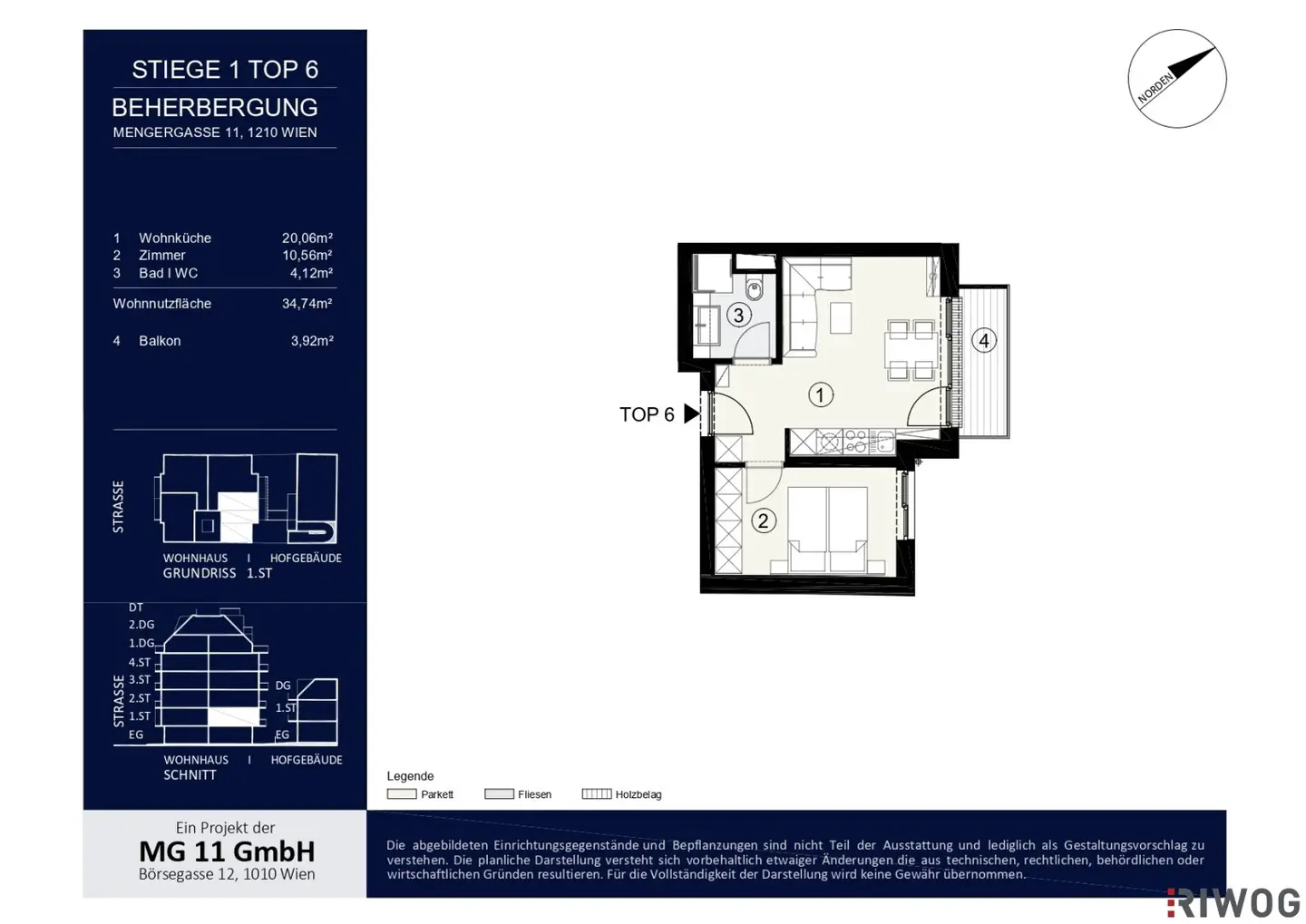 ERSTBEZUG | gewerblich gewidmetes Apartment für Kurzzeitvermietung | Hofruhelage &amp; Balkon