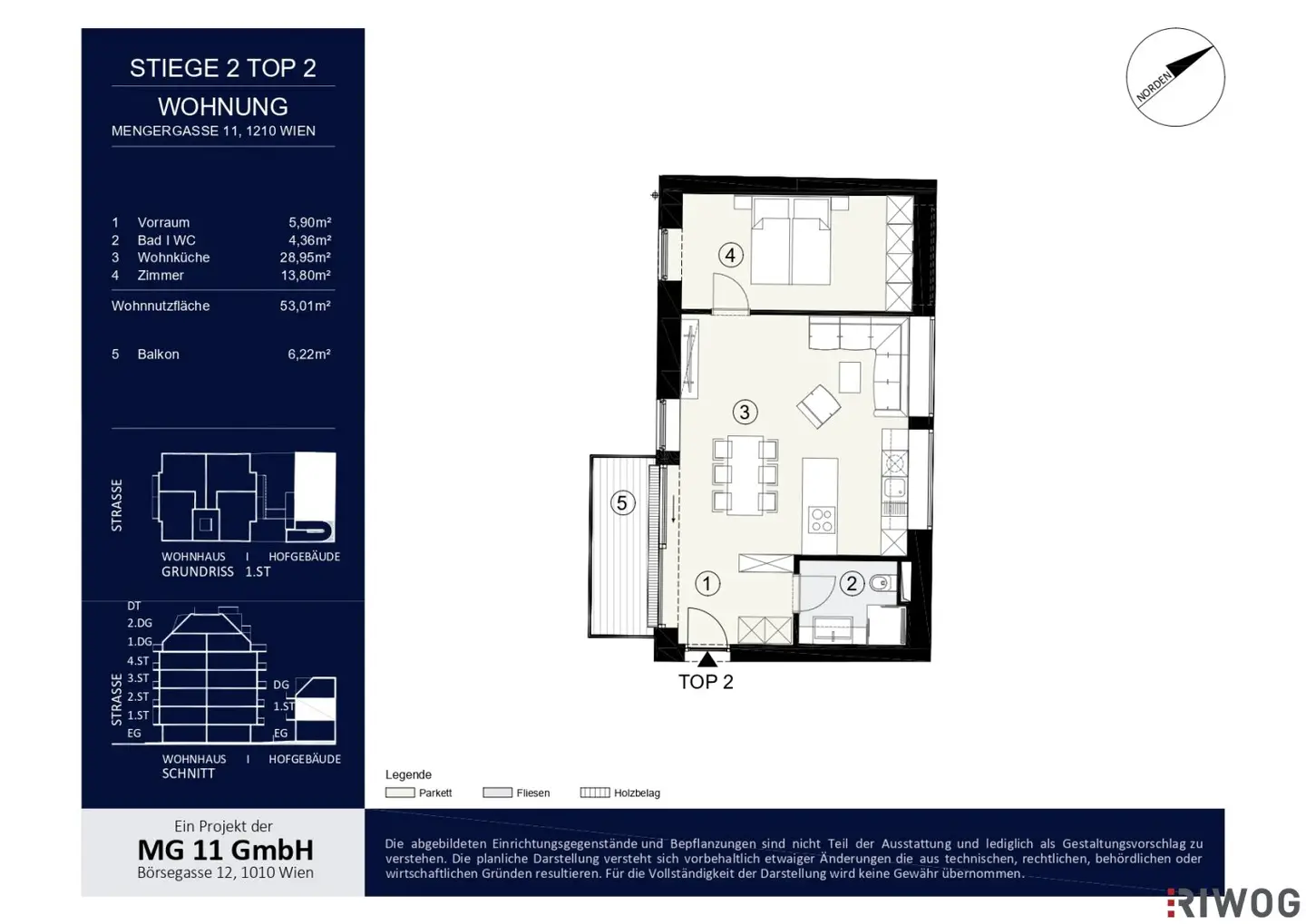 TOWNHOUSE APARTMENT | Erstbezug mit 2 Zimmern &amp; Balkon in Hofruhelage