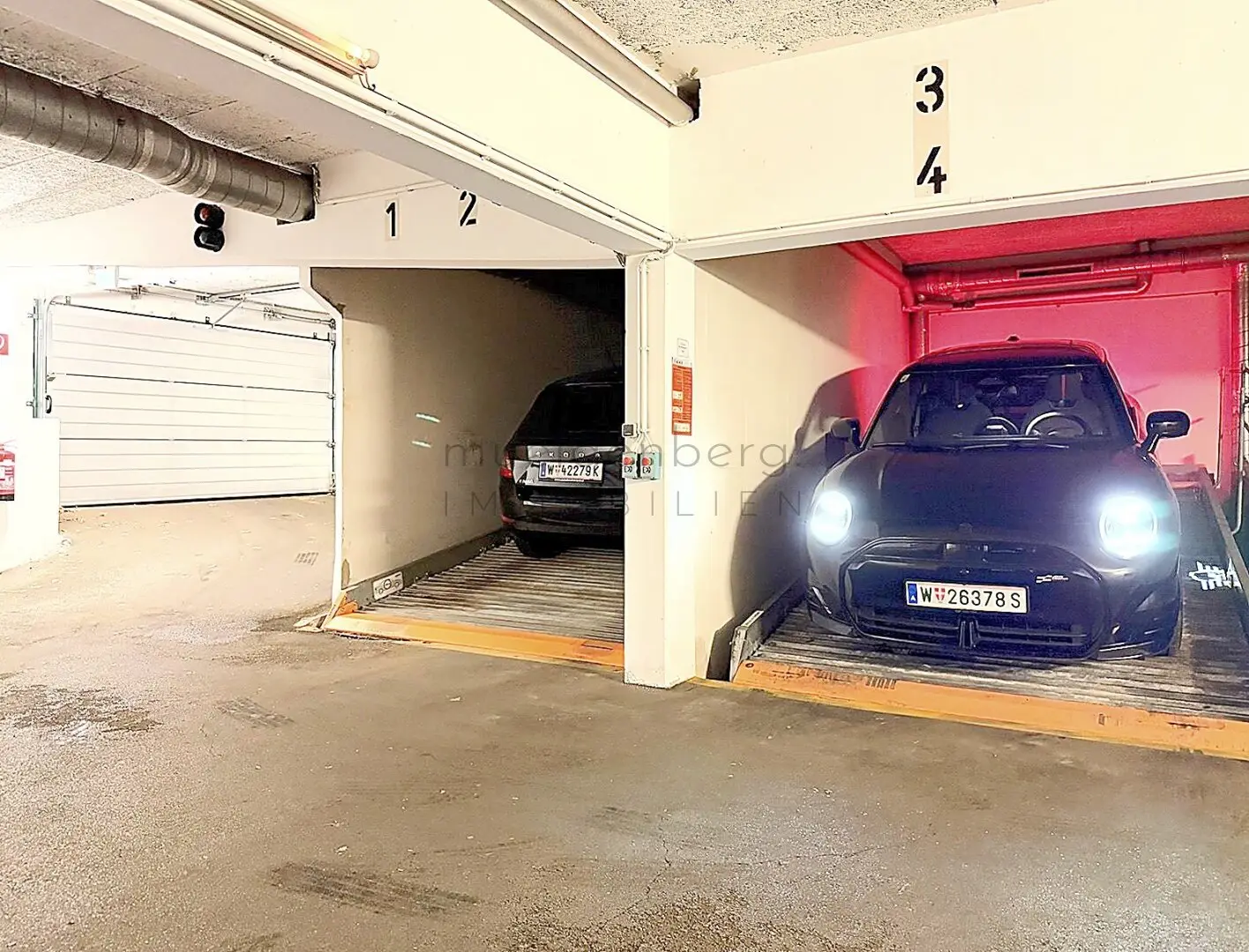 Underground parking space with direct access in 1190 Vienna for 140.00 €!