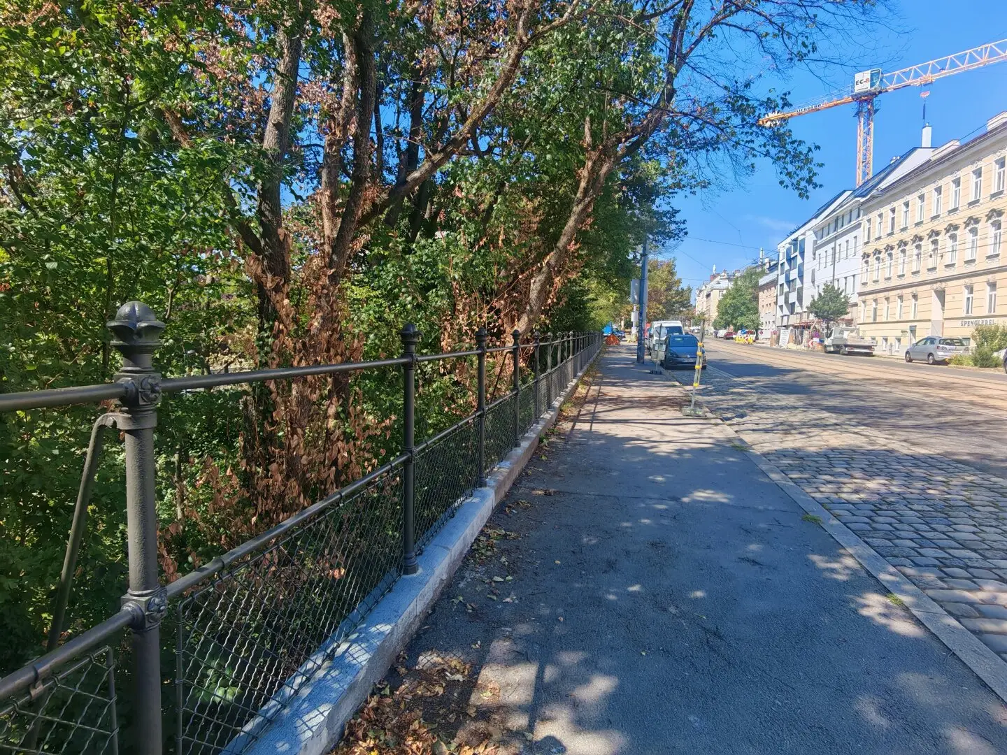 Park, Linzer Straße, Haus