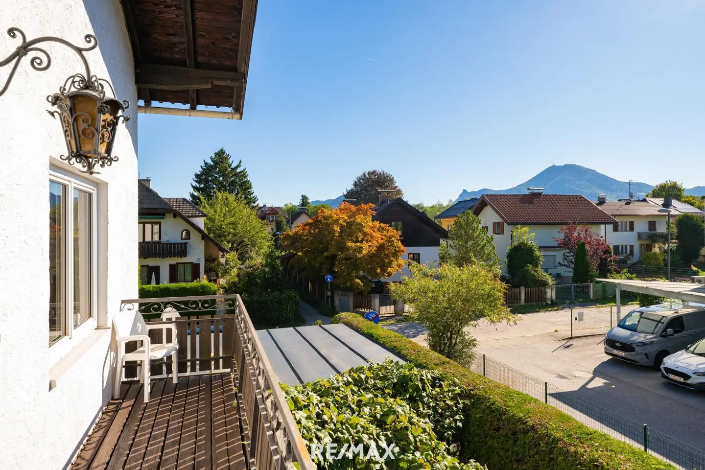 Helle Wohnung mit Garten und Blick auf den Gaisberg