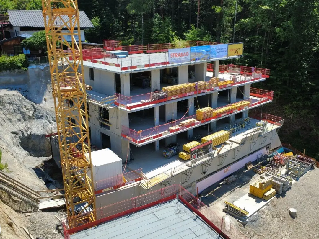 Bright Wohnung with lake view in new development at Lake Faak
