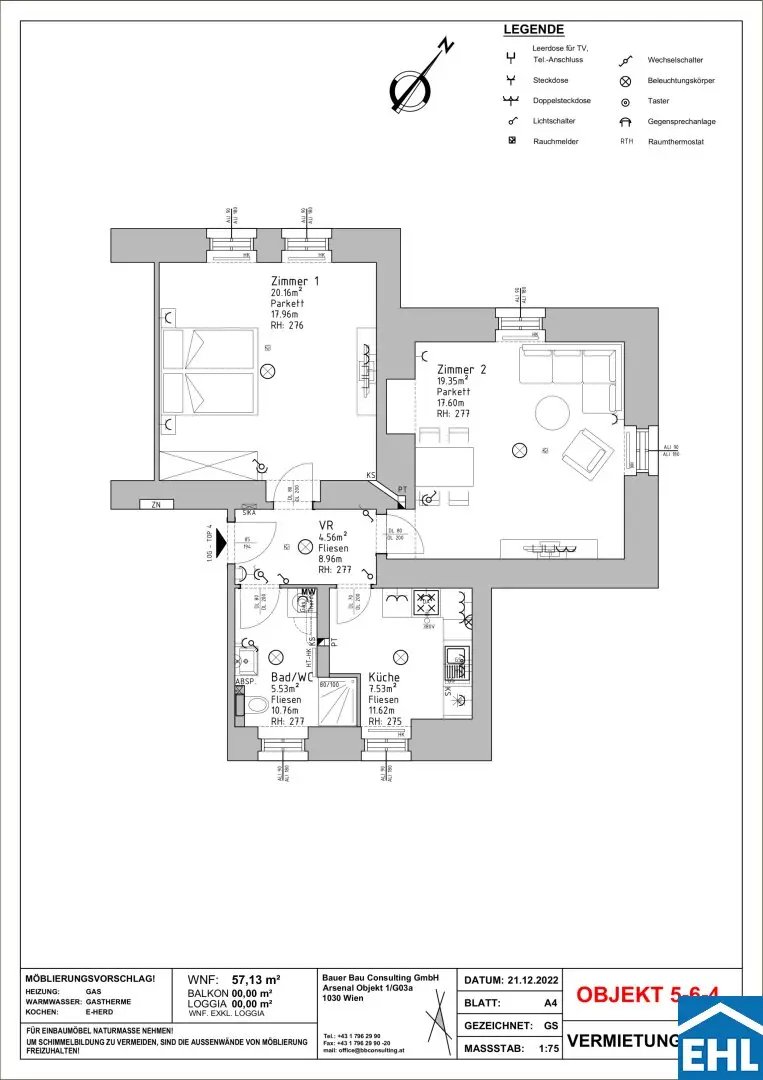 2-Zimmerwohnung in 1030 Wien!
