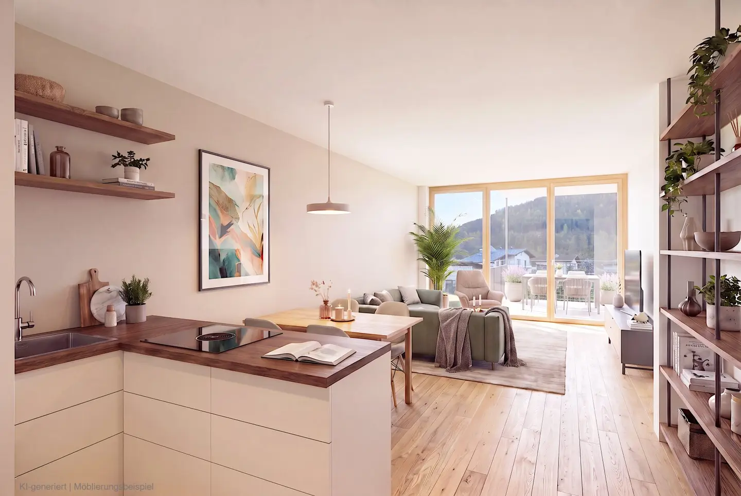 3-Zimmer-Eigentumswohnung mit S/W-Ausrichtung, Balkon und Tageslichtbad | TOP B09 | Zentrum Zams
