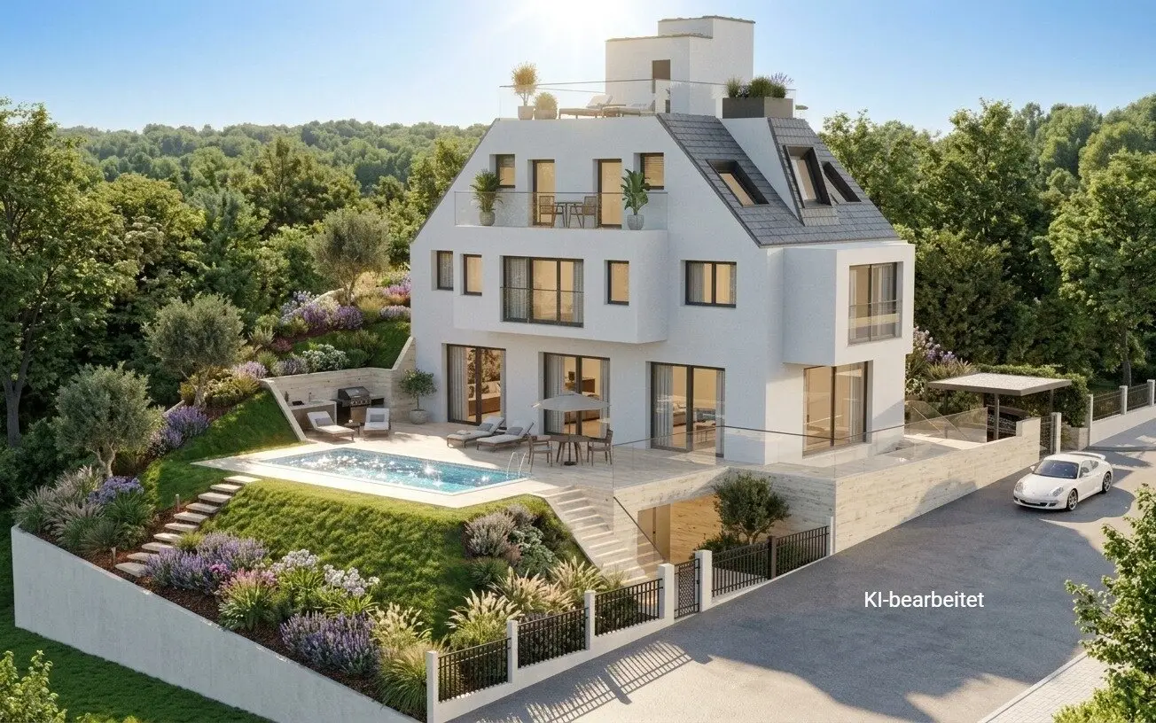 Exklusives Erstbezugs-Haus in 1170 Wien mit Garten, POOL, Aufzug und Garage!