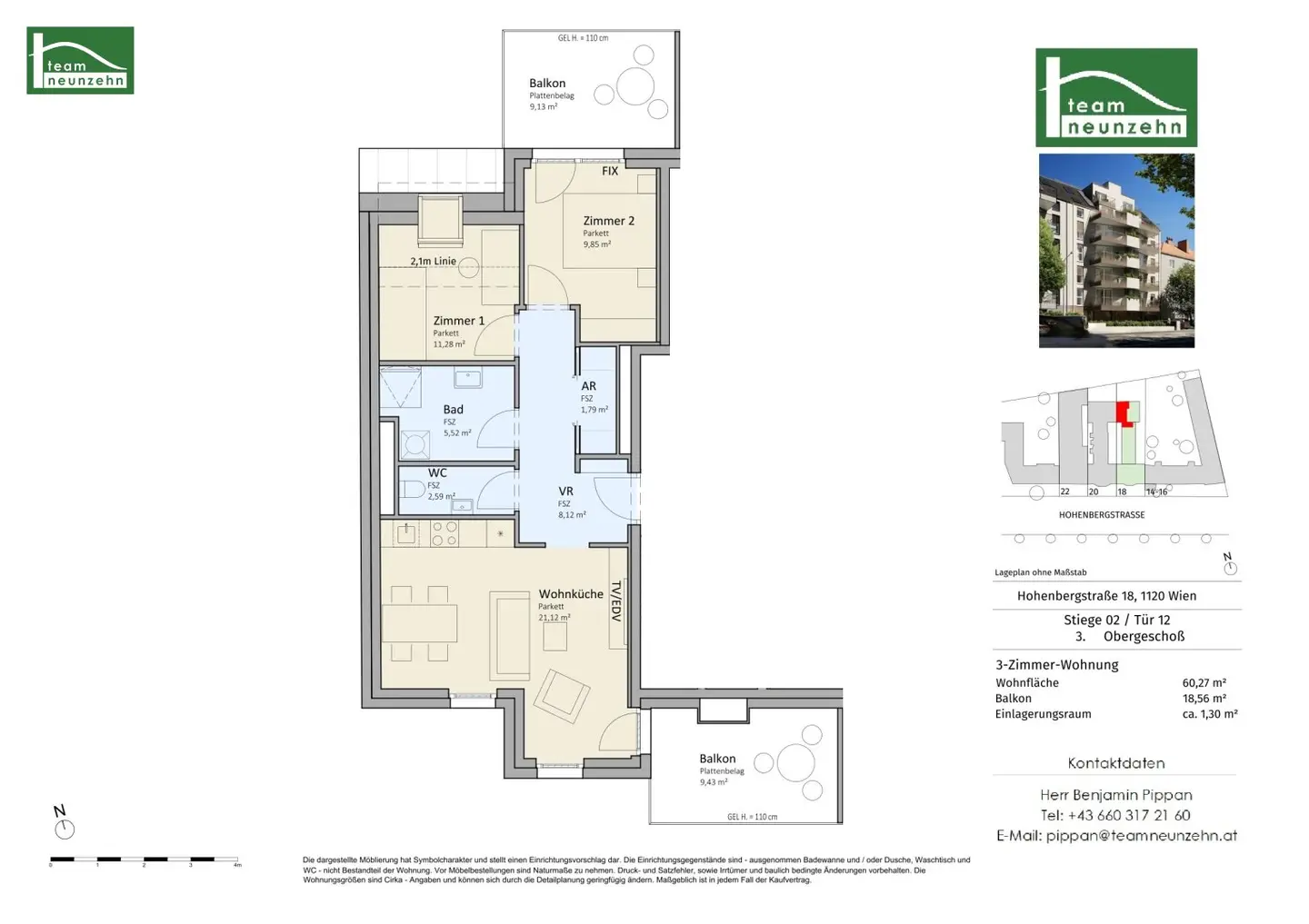 Secure your new build apartment in one of Vienna's last top locations
