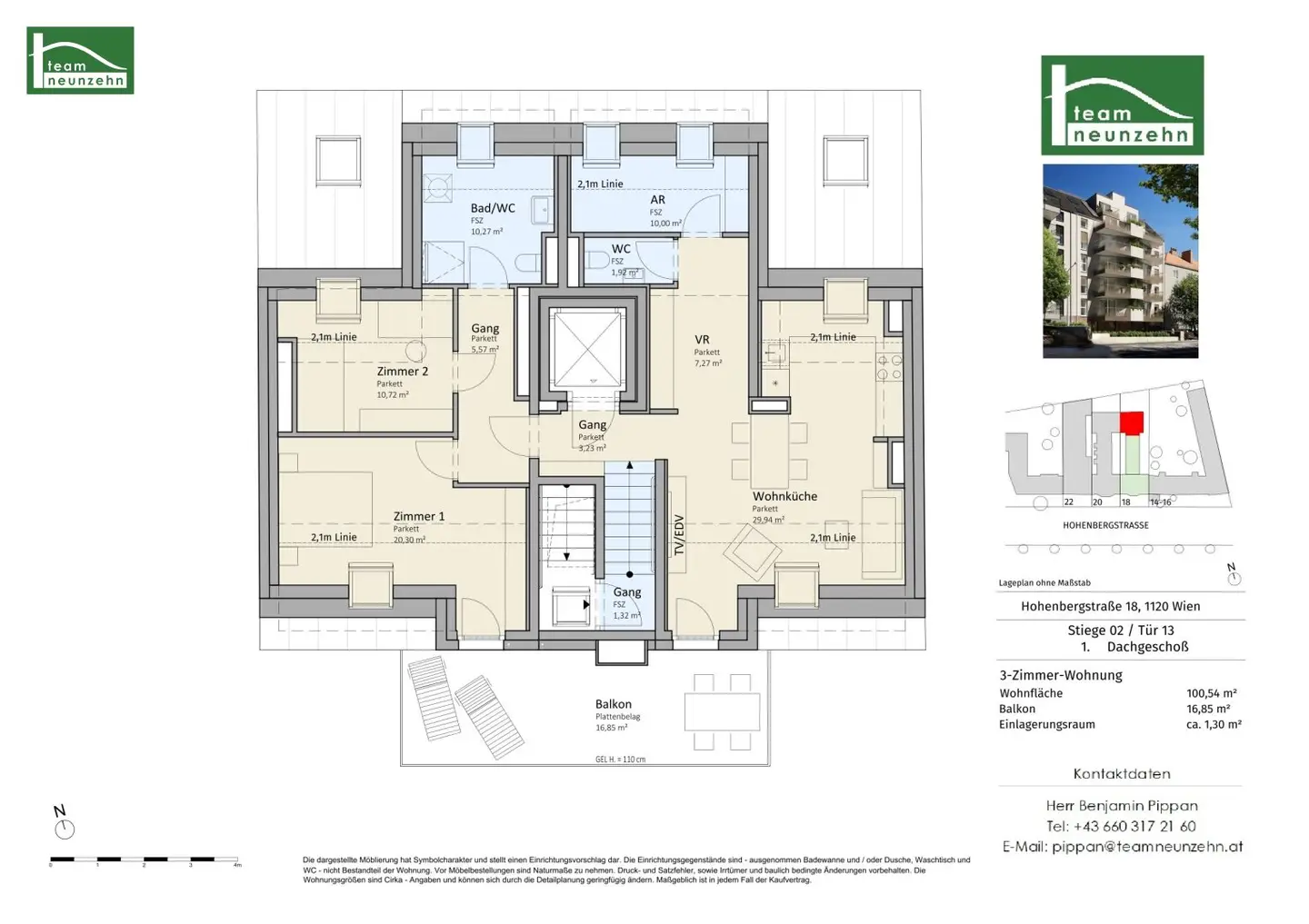 VISTA18 – Exclusive Living between Schönbrunn and Vienna Meidling Station