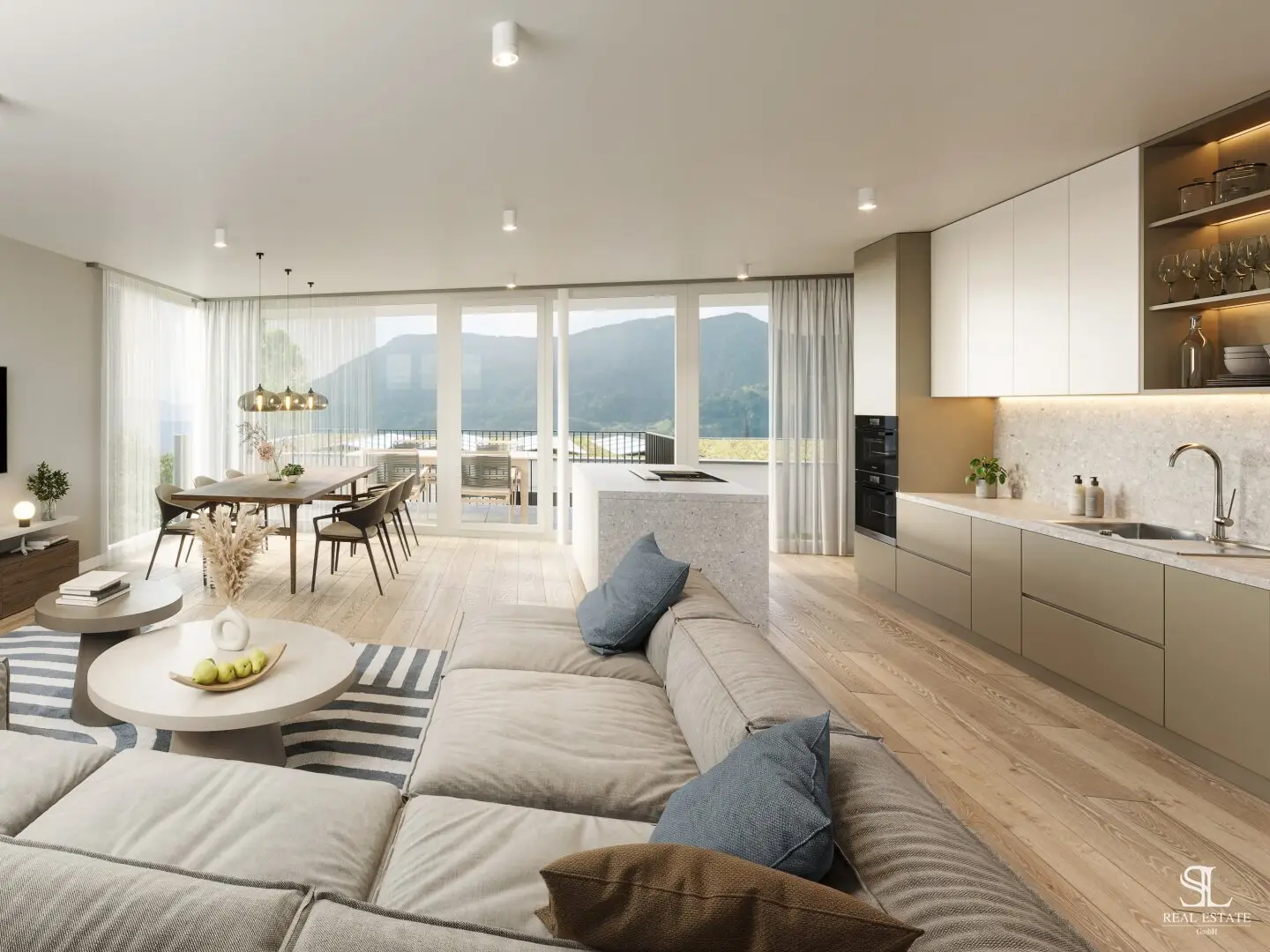 Living with a Distant View – Exclusive End-Terrace House in a Beautiful Panoramic Location