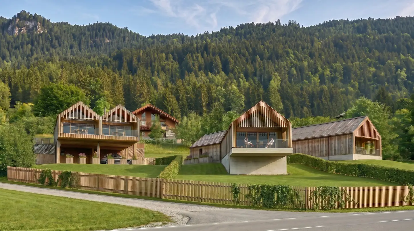 Four exclusive chalets at the Weissensee – lake view, lake access and versatile usage options