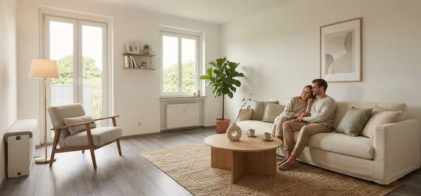 NEU SANIERT | 2 ZIMMER | ca. 55 m² WFL | FRANZÖSISCHER BALKON MIT PARKBLICK | BEZUGSFERTIG