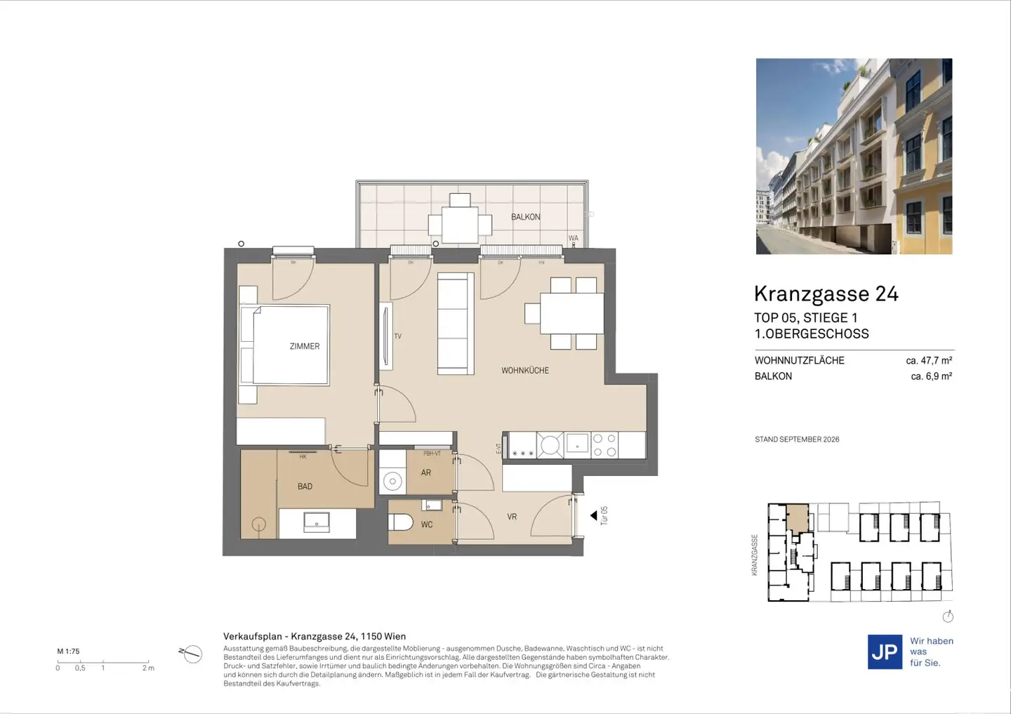 KRANZGASSE 24 - Wohnen mit urbanem Komfort und ruhigem Rückzugsort